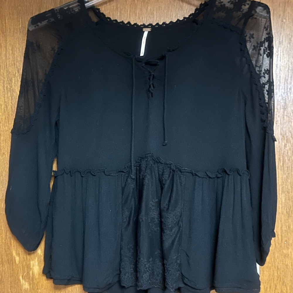 Free People Boho Lace Tunic